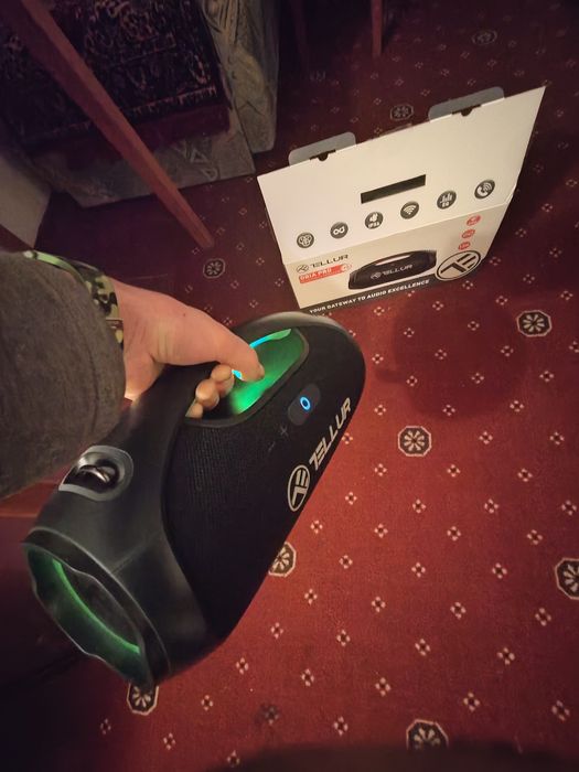 Boxă portabila Bluetooth /Aux/ Card/PowerBank/RGB. 60W  Tellur Obia Pr