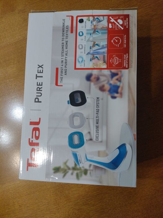 Aparat de călcat vertical Tefal Pure Tex 4-în-1 nou