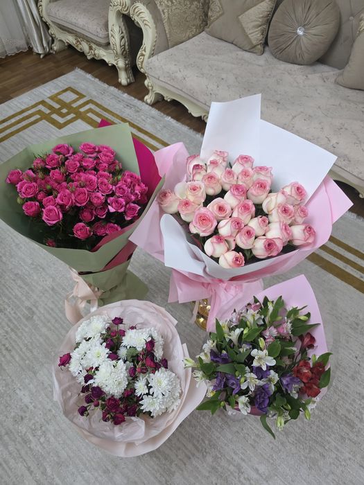 Цветы с дня рождения