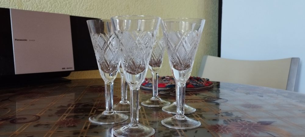 Стопки,рюмки хрусталь СССР.Бокалы.Стаканы.