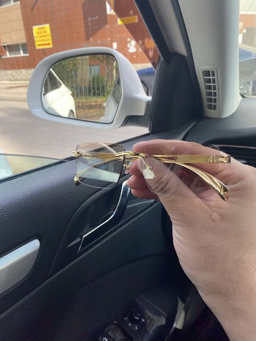 Премиум очки Rimless Gradient / Cartier vibe