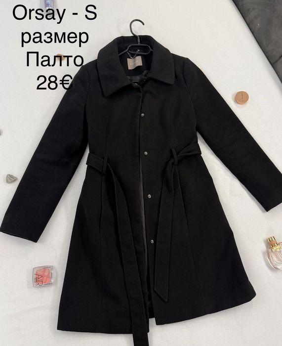 Дамско палто - черен цвят