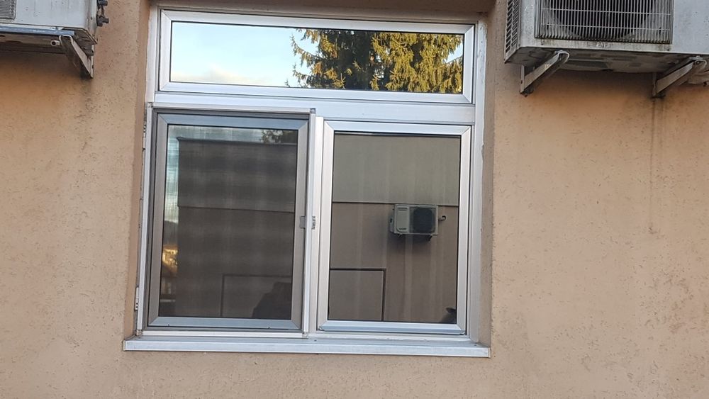 Geam termopan , rama din aluminiu , geam tip oglinda