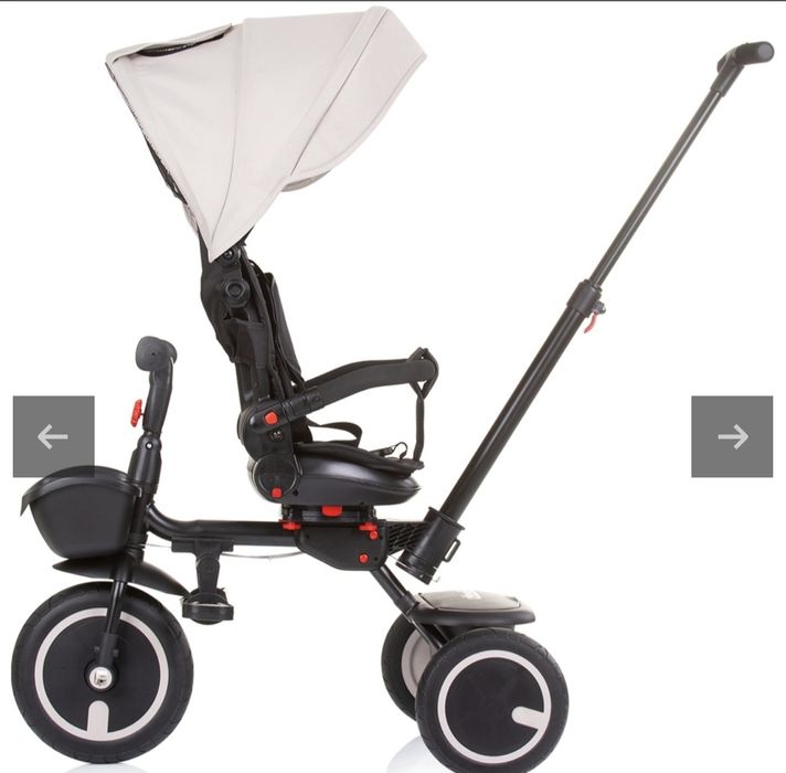 Tricicleta pliabila Chipolino Quick Fold cu sezut reversibil sand