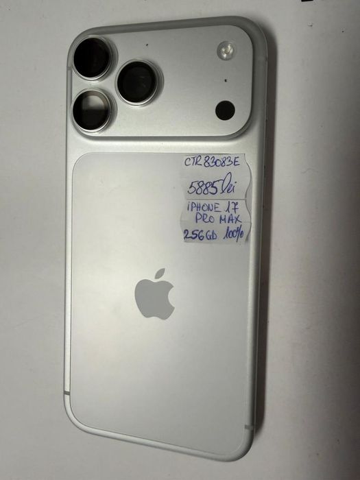 Iphone 17 Pro Max, 256GB, Bat.100%, Silver -T-