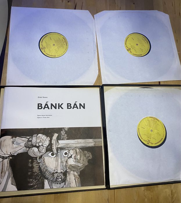 Vand set discuri vinil opera Bánk Bán de Erkel Ferenc