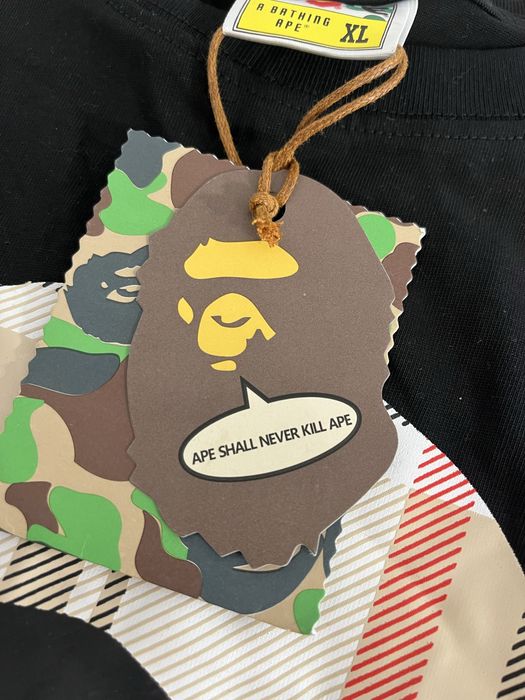 Tricou Bape x Burberry