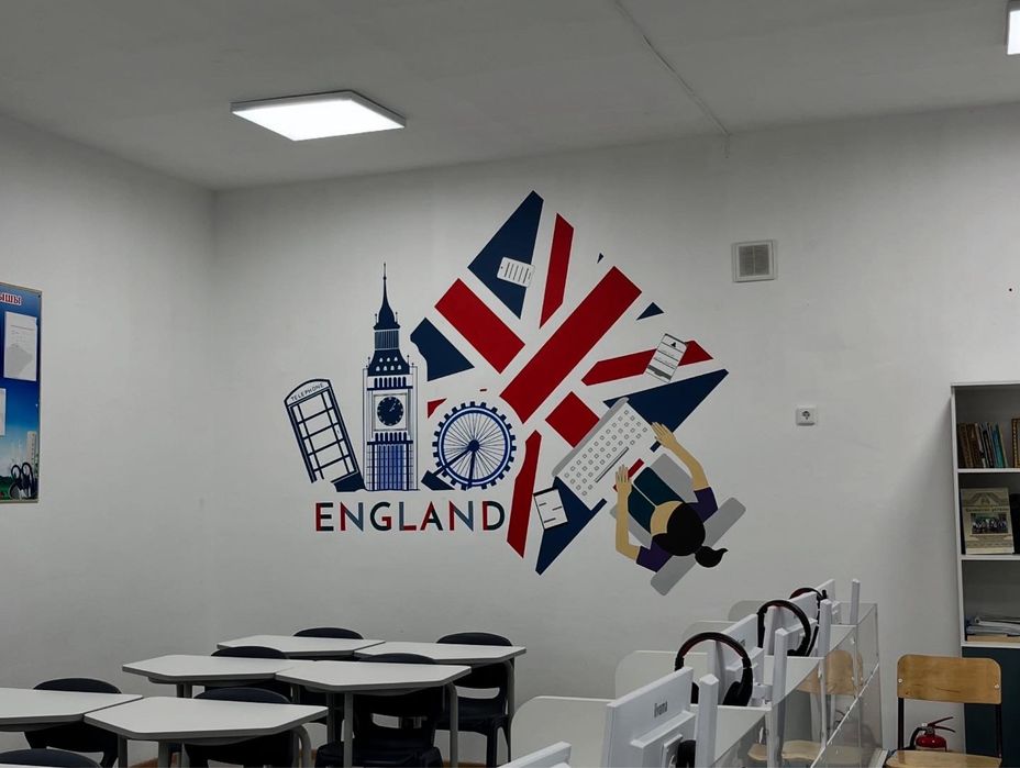 Роспись, оформление стен