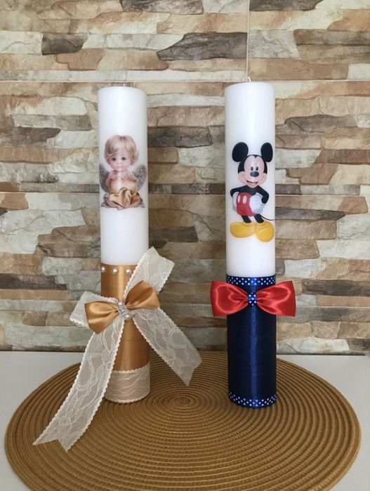 Lumanare botez ingeras