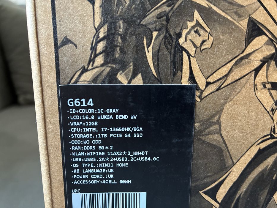 Геймърски лаптоп Asus ROG Strix G16 i7 13650HX/RTX4080/WUXGA 165Hz