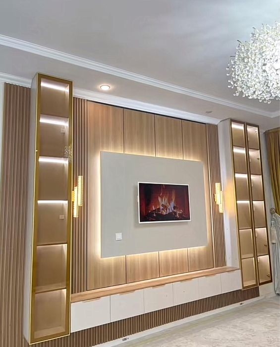 Бамбук панель Гибкий мрамор