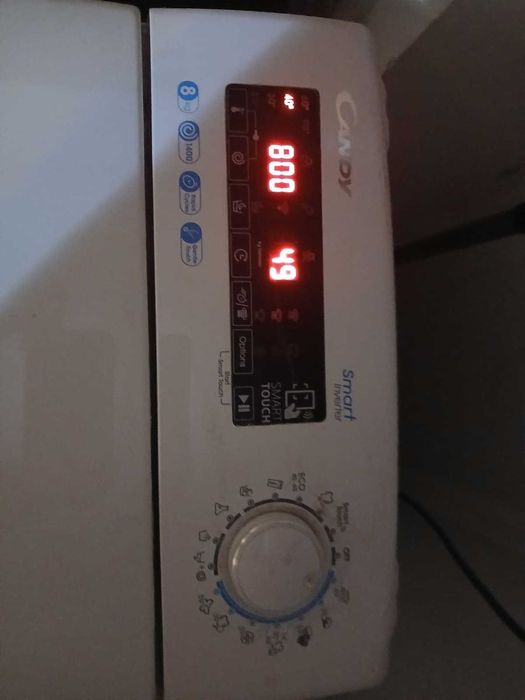 Masina de spalat Candy Smart Inverter 8 kg, 1400 rpm, incarcare verticala