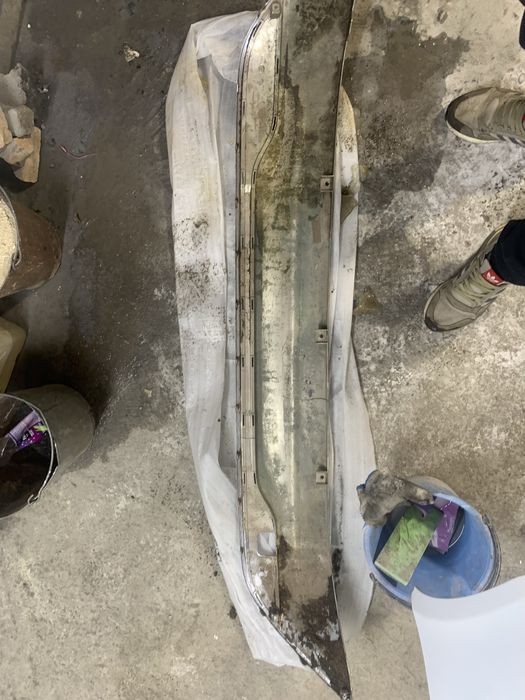 Накладка бампера santafe