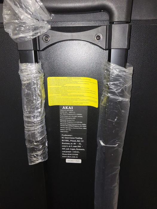 Boxa audio cu acumulator