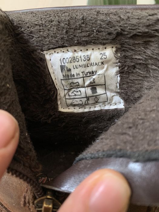 Ботинки кожаные Lumberjack 25р 18см