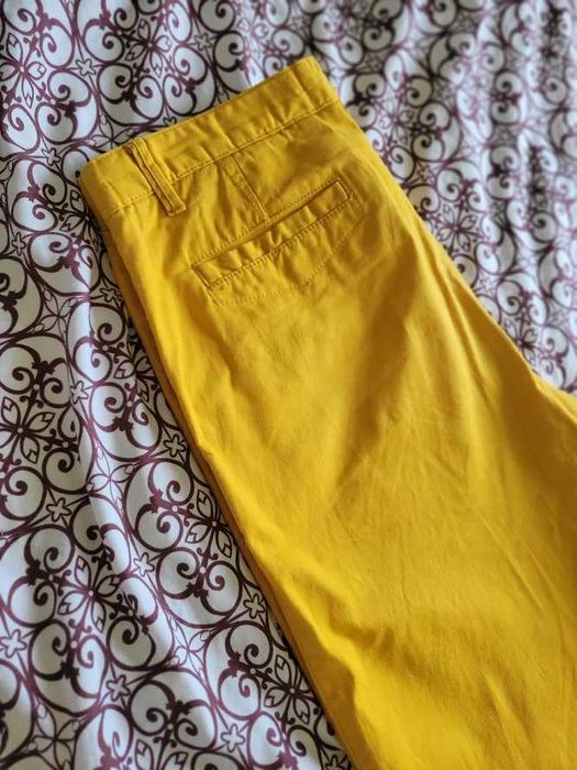 Blugi Pantaloni de bărbați Review L galben