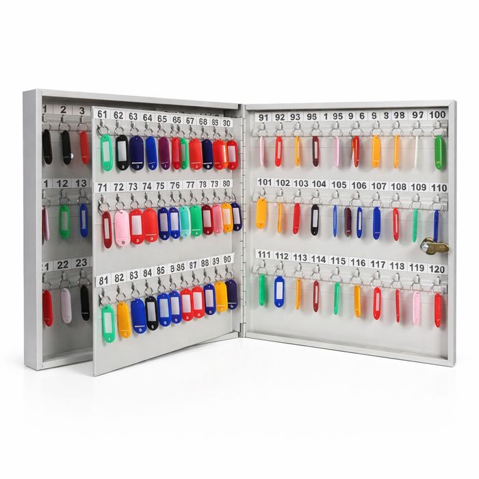 Шкаф для ключей на 120 ключа металлический для офиса и склада
