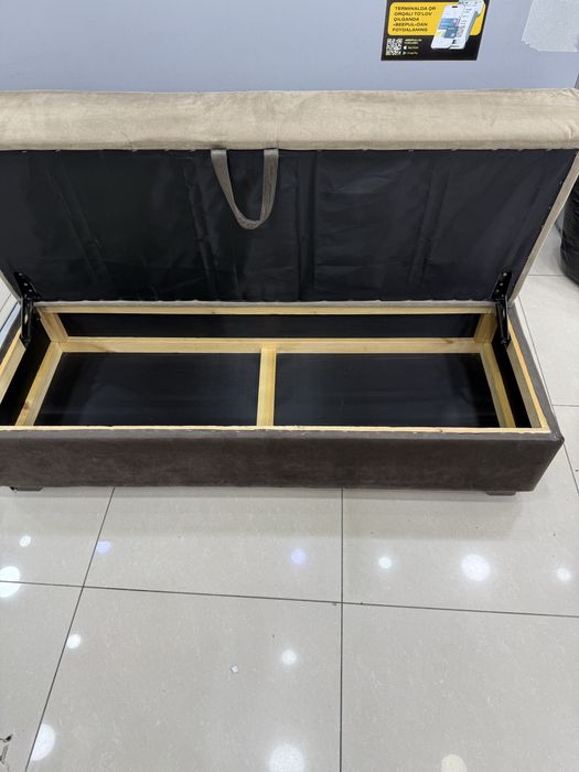 Пуфик мягкий с местом для хранения