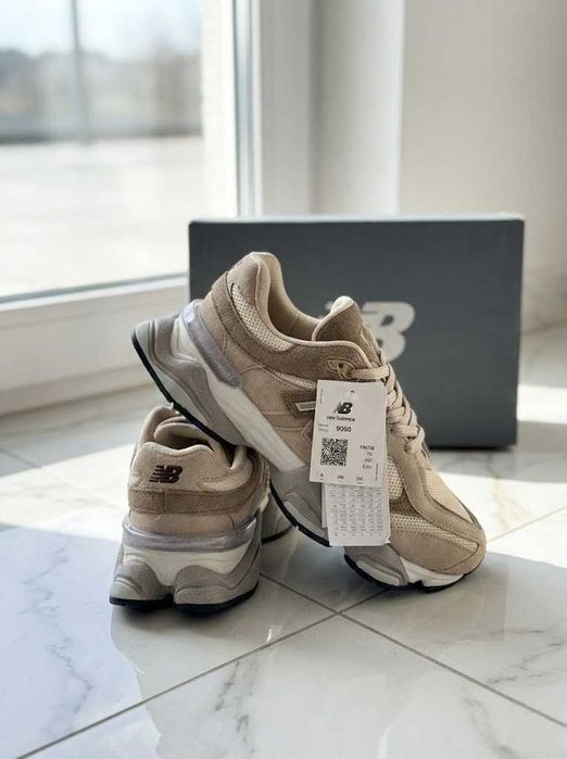 Adidasi New Balance 9060 Icense Rain Cloud Arid Stone PREMIUM