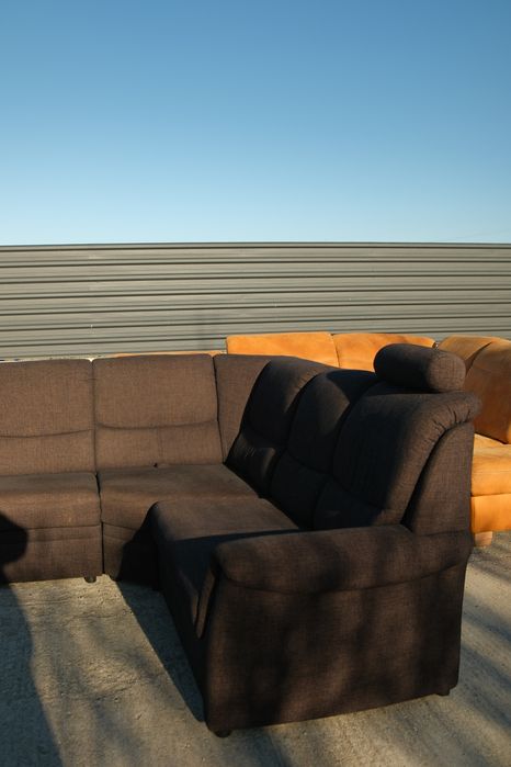 Colțar cu spătare reglabile - Material textil