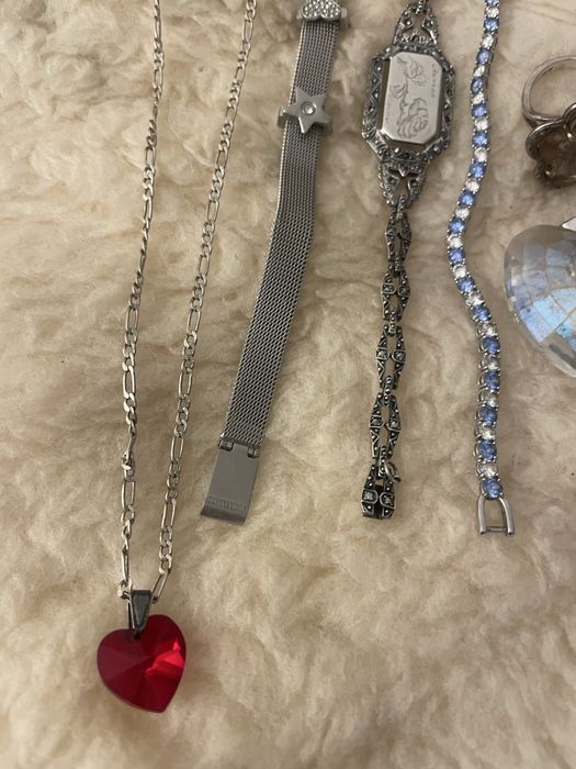 Сребърна гривна,пръстени Iris