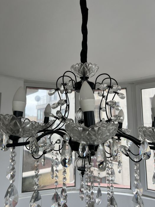 Много красив кристален лампион