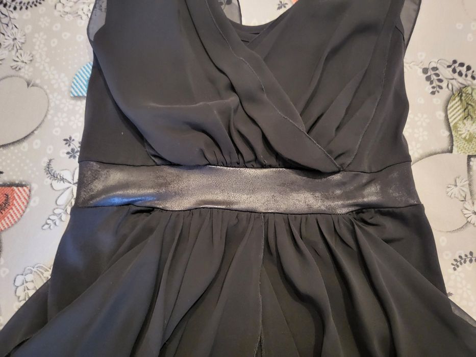 Черна къса рокля