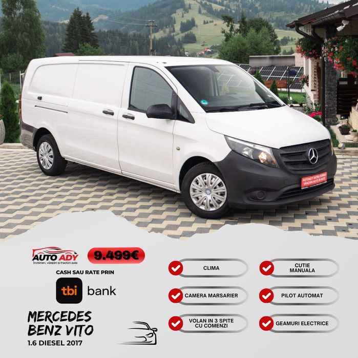 Mercedes-Benz Vito Furgon 1.6 CDI 2017 POSIBILITATE RATE