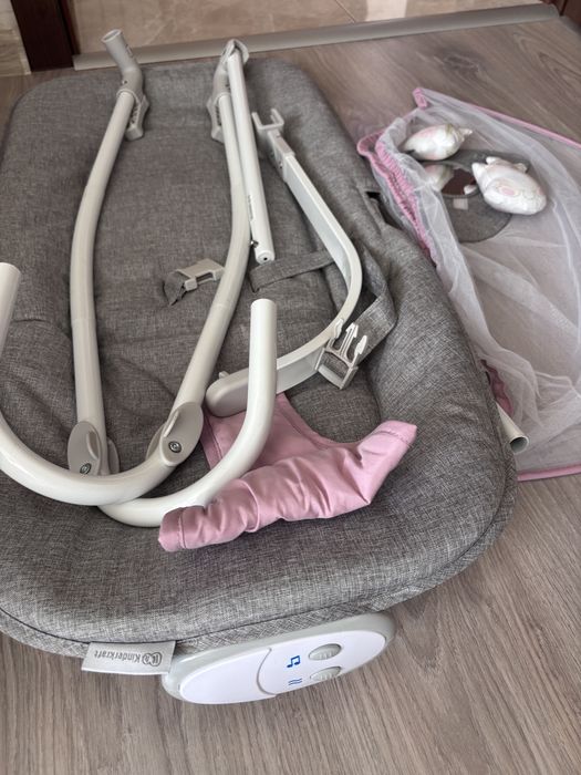 Бебешки шезлонг Kinderkraft Felio Розов