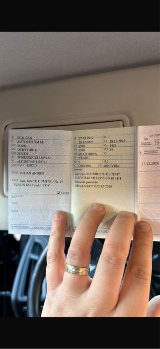 Vand ford focus 1.6 diesel 2012