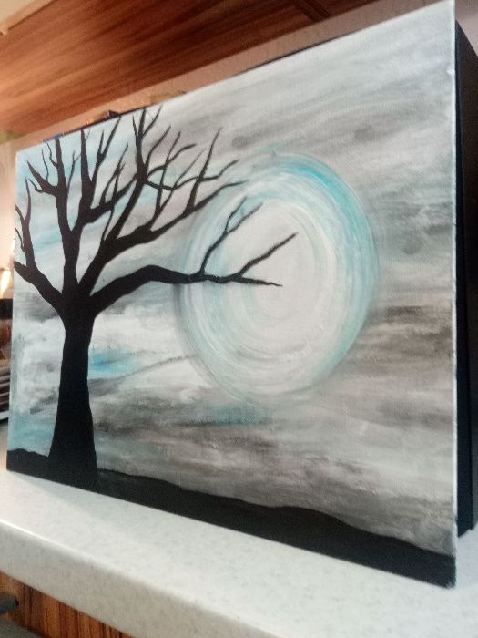 Зимно утро картина