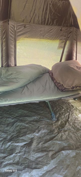 Pat pescuit FOX cu sac dormit