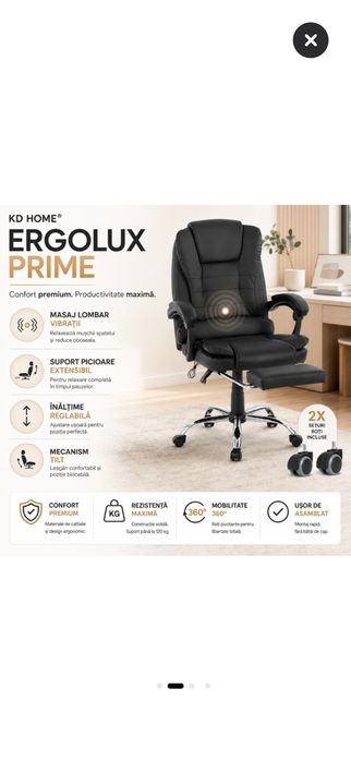Scaun birou ergonomic, stare impecabila