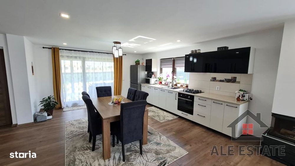 Casa ultramoderna, P+E, 4 camere, mobilata,teren 700 mp, Mihai Viteazu
