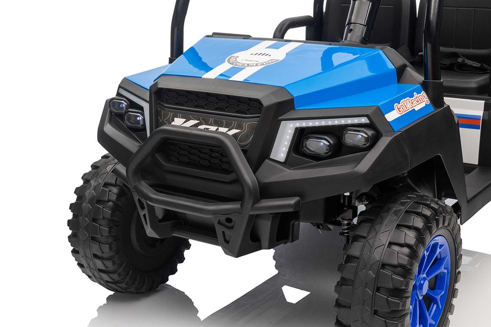 UTV electric pentru 4 copii Kinderauto Golf-Kart 2x 200W, 24V 7Ah Blue