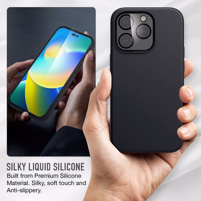 Set Protectie iPhone 14 Pro Max Trianium 6 in 1