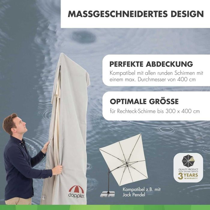 Husa de umbrela de gradina Doppler XL , diametru maxim 400 cm