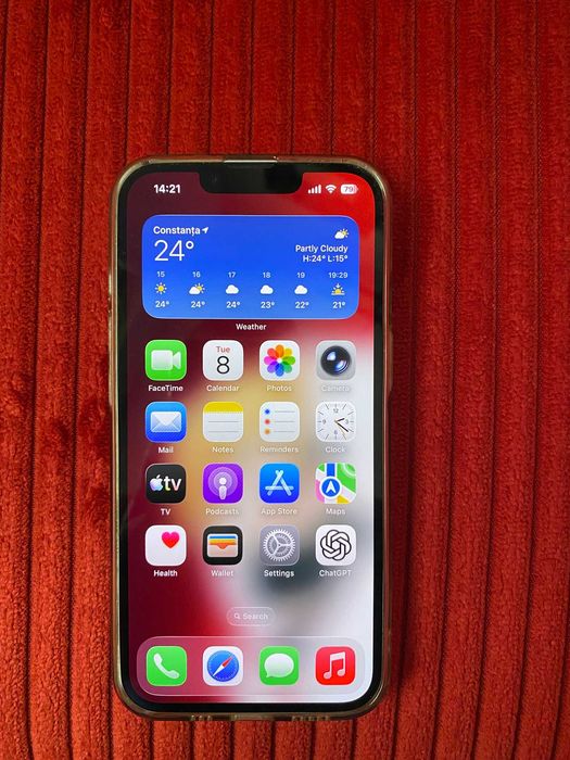 iPhone 14 ca nou, culoare lilac
