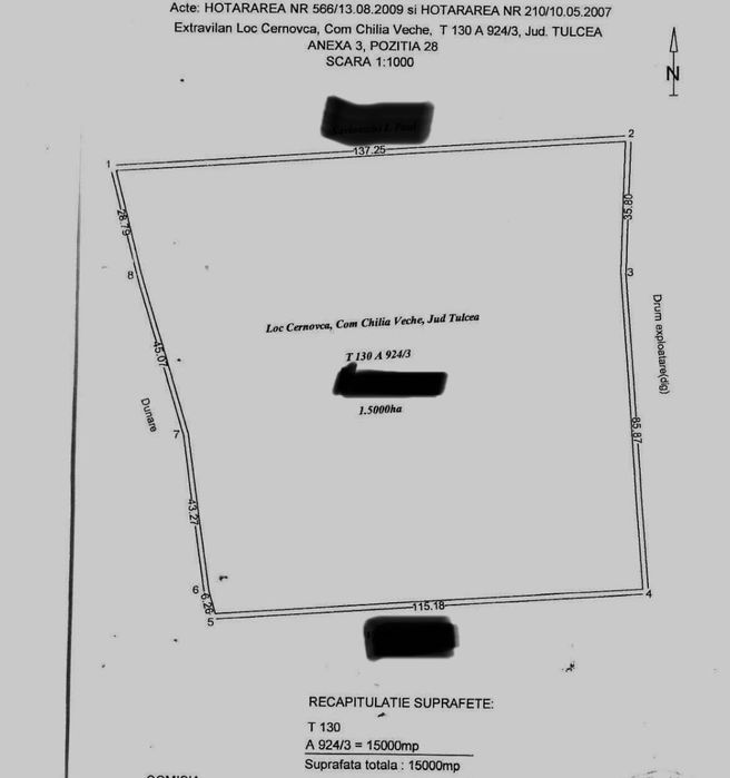 teren extravilan Delta Dunării