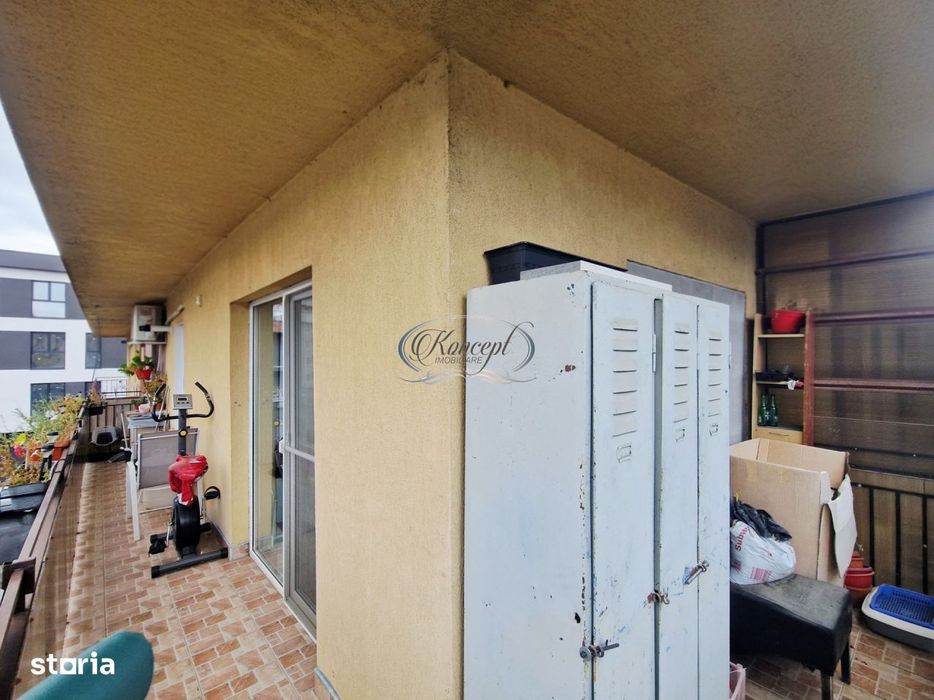 Apartament decomandat, 57 mp utili, Floresti