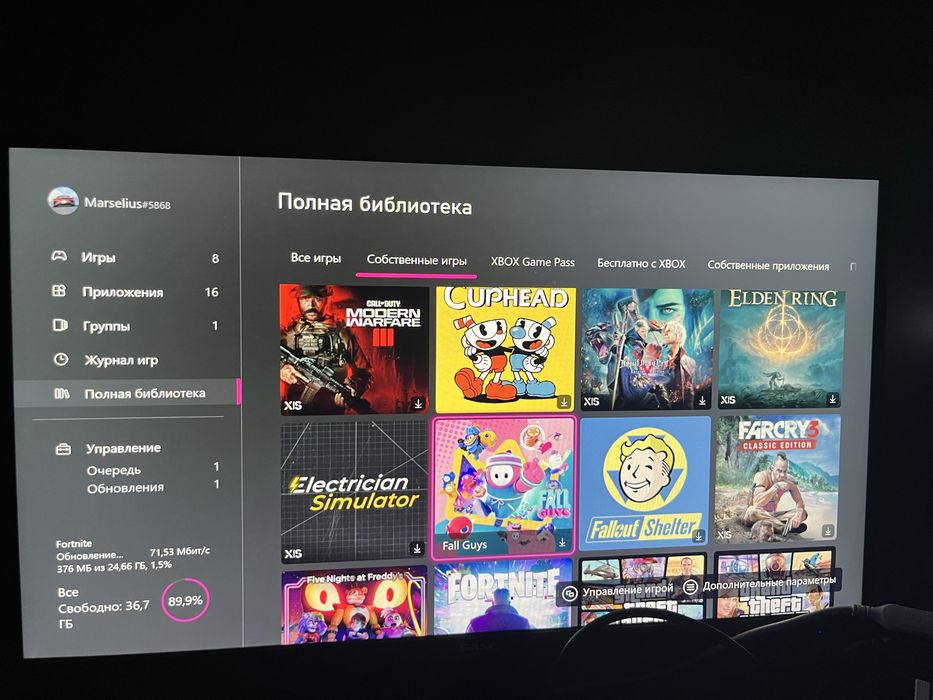 продаю xbox series s с играми