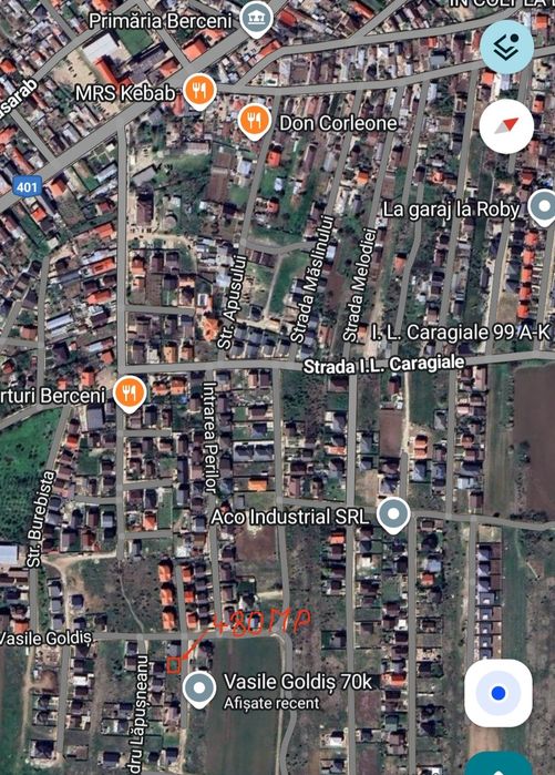 Teren intravilan Berceni 480mp