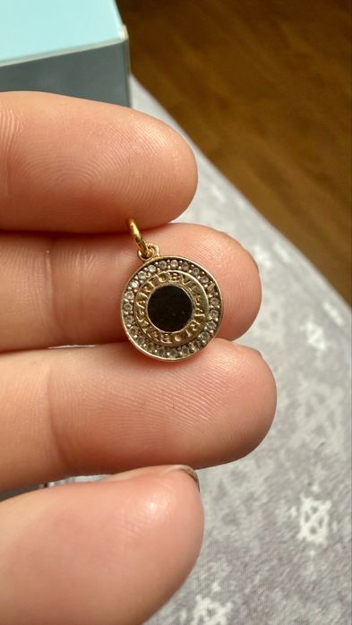 Pandativ bvulgari cu zirconiu aur 14k
