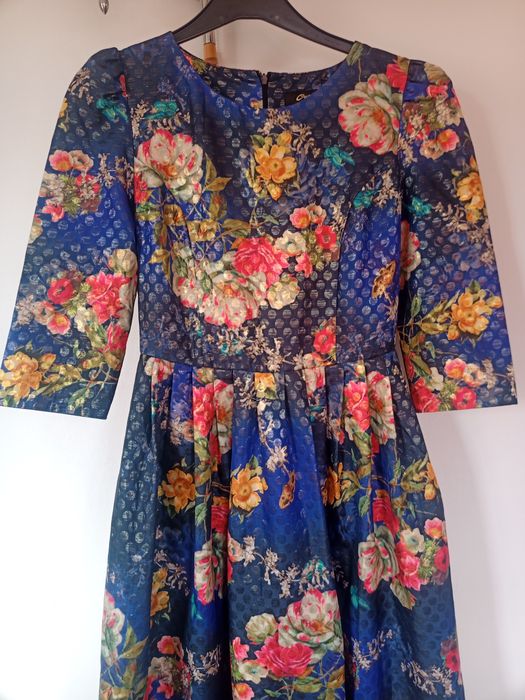 Rochie midi cu imprimeu floral