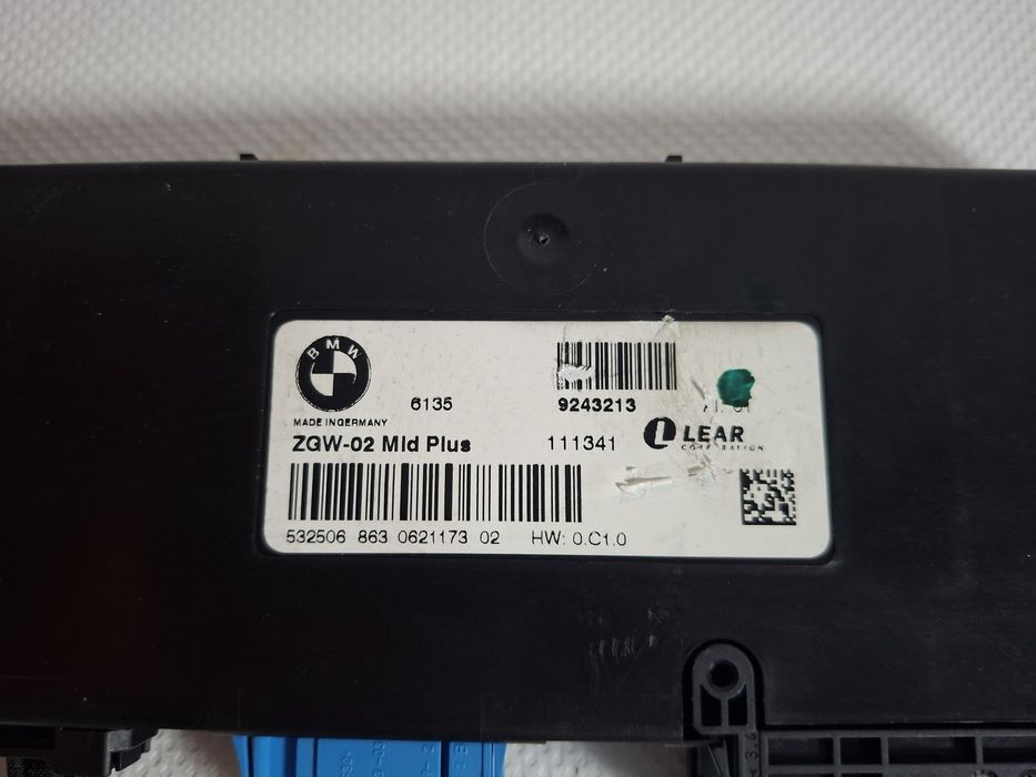 Modul Calculator Gateway BMW Seria 5 F10 F11 X3 F25 ZGW-02 Mid Plus 9243213