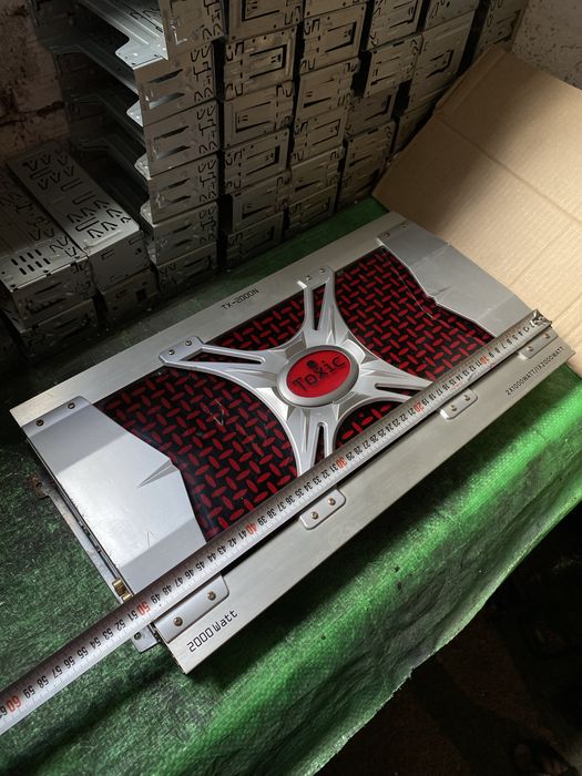 TOXIC (Черепа) - 1 x 675W RMS!! Огромен много Мощен и Качествен 2 канален авто бас усилвател стъпало за кола