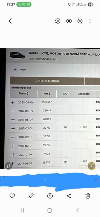 Dacia Dokker 1.6sce/2016/euro 6/navigatie/km.Reali/5locuri/Germania