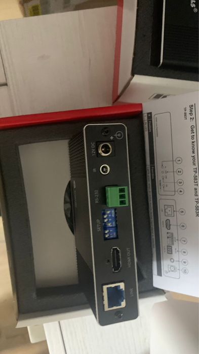 HDMI extender HDMI transmitter / receiver HDMI over LAN Kramer TP-583T
