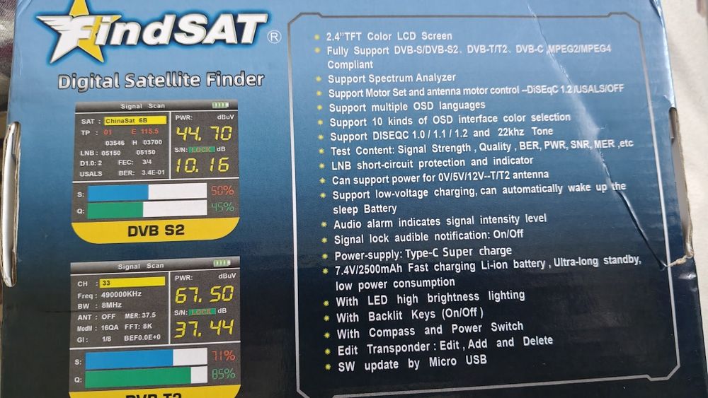 Aparat reglat antene satelit SATLINK
