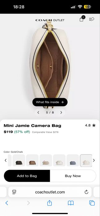 Coach Mini Jamie Camera ОРИГИНАЛ США